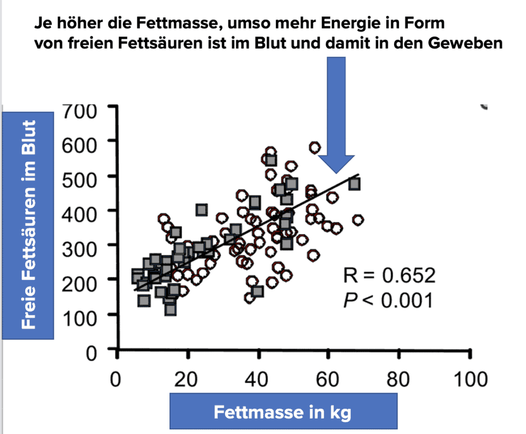 fettmasse vs freie fettsäuren fettmasse vs freie fettsäuren