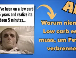 Auch Fettreduktion trainiert den Fettstoffwechsel