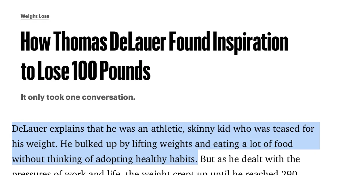 skinny thomas delauer